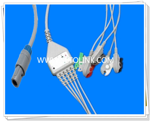Creative 6 Pin One Piece ECG Cable
