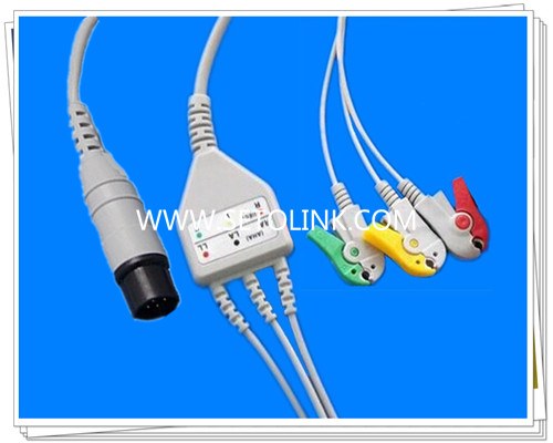 Nihon Kohden 8 Pin One Piece ECG Cable