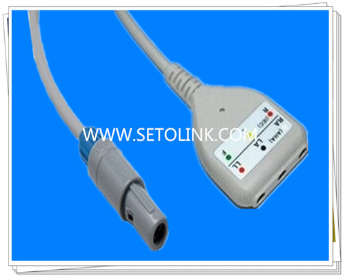 Biosys 6 Pin ECG Trunk Cable
