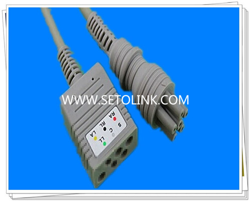 Colin BP88S 6 Pin ECG Trunk Cable