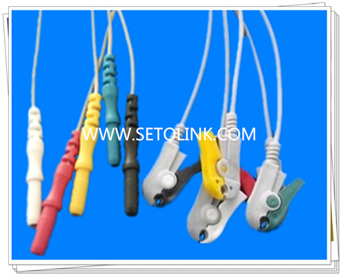 Din Style Safety ECG Leadwires