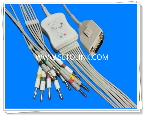 Fukuda Me One Piece ECG Cable 10 Leadwires