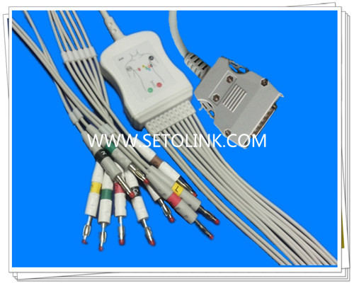 Mortara One Piece ECG Cable 10 Leadwires