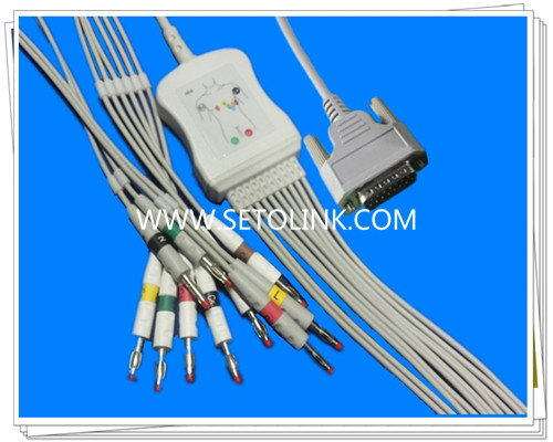 Spacelabs SL6 One Piece ECG Cable 10 Leadwires