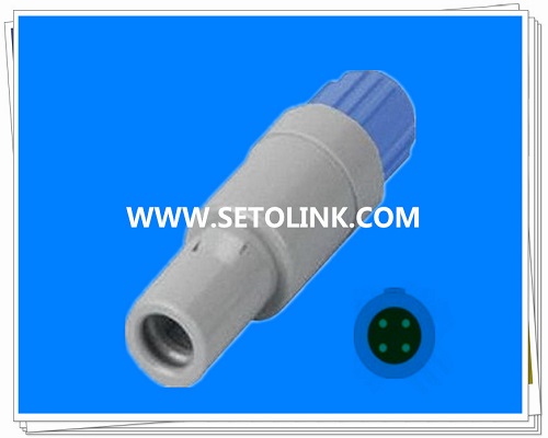 4 Pin Circular Plastic Male Plug