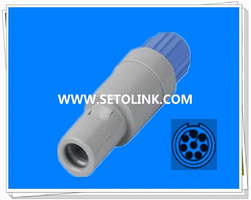 8 Pin Circular Plastic Male Plug