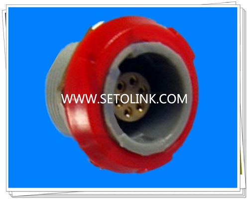 6 Pin Circular Plastic Female Connector