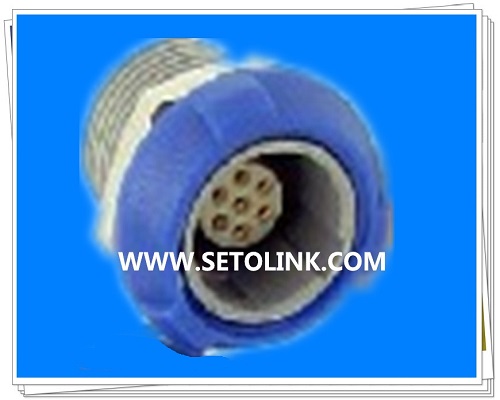 7 Pin Circular Plastic Female Connector