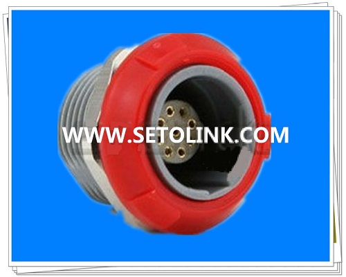 9 Pin Circular Plastic Female Connector