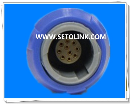 10 Pin Circular Plastic Female Connector