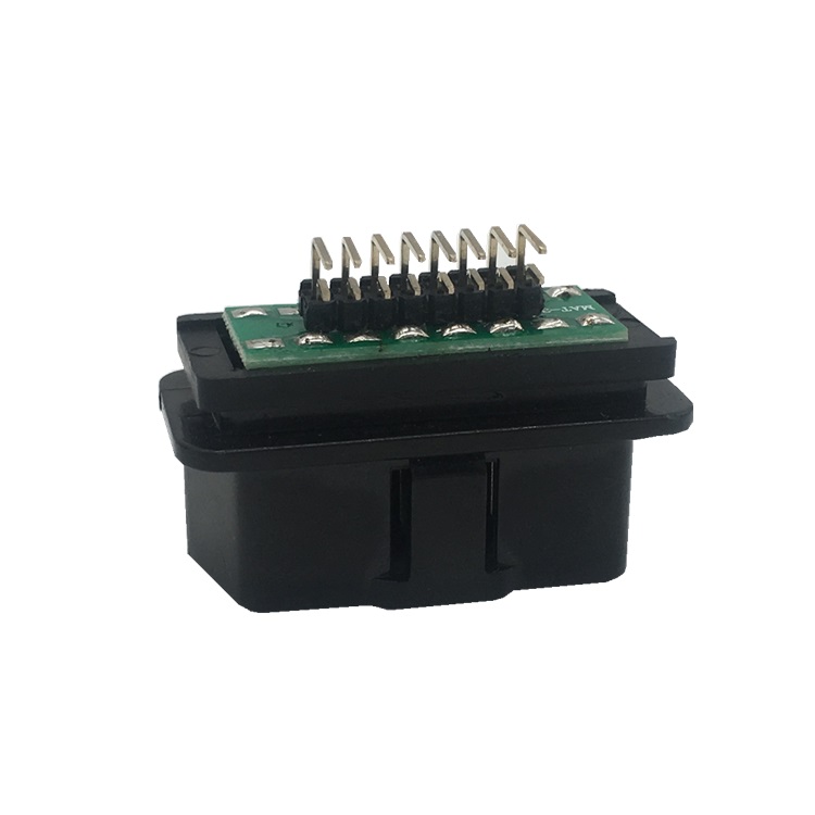Right Angle12V OBDII 16 Pin Male Connector ST SOM011A