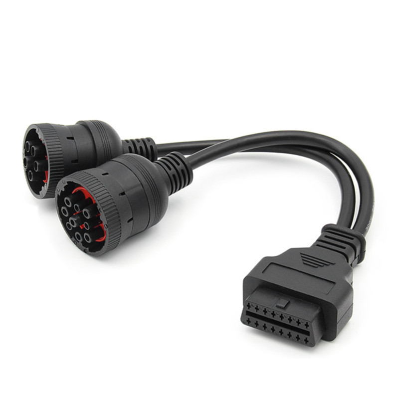 J1939 J1708 to OBD Cable 16 Pin Y Type