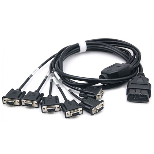 OBD Cable 6 in 1 16 pin male to six db9 female