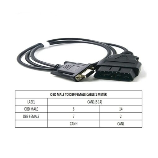 OBD Cable 16 pin male to db9 female